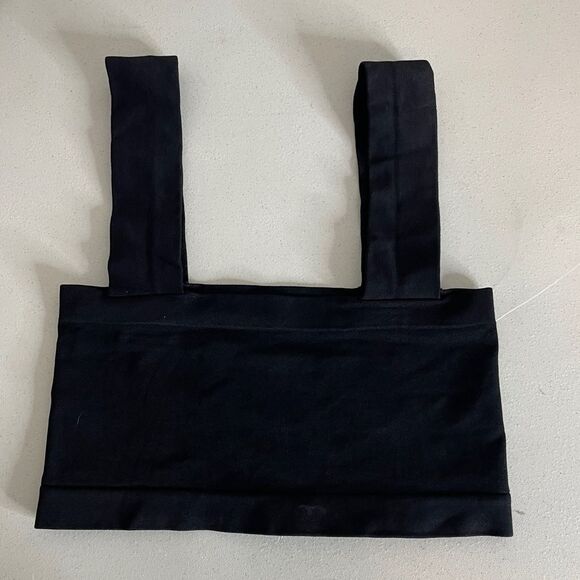 Intimately Free People Black Straight Lines Bralette Bra Size M/L New - Picture 4 of 15